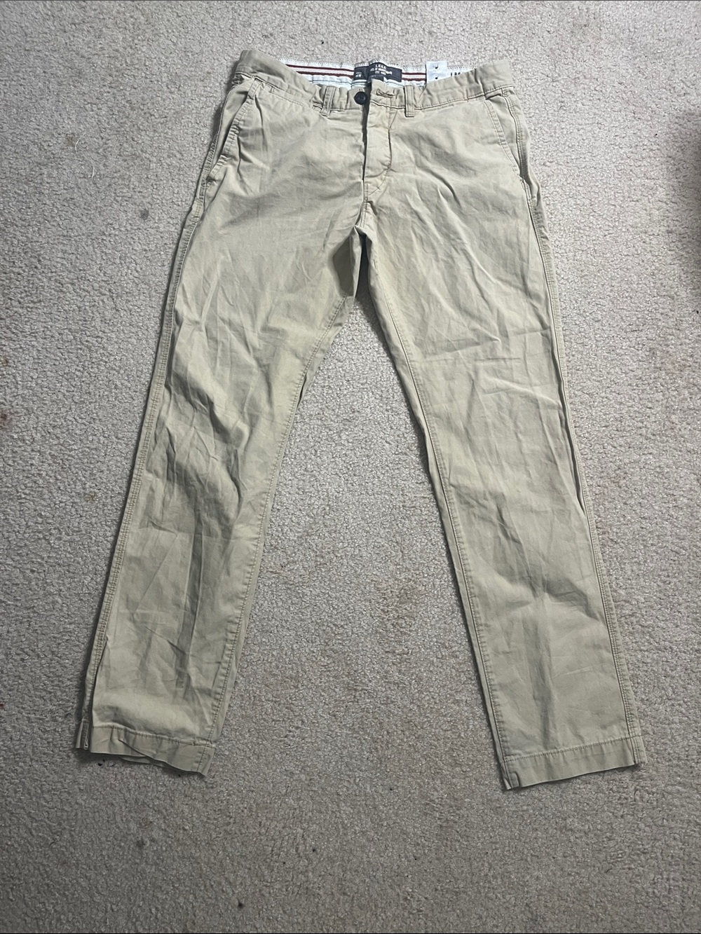H&M Men's Light Khaki Chino Pants SLIM FIT